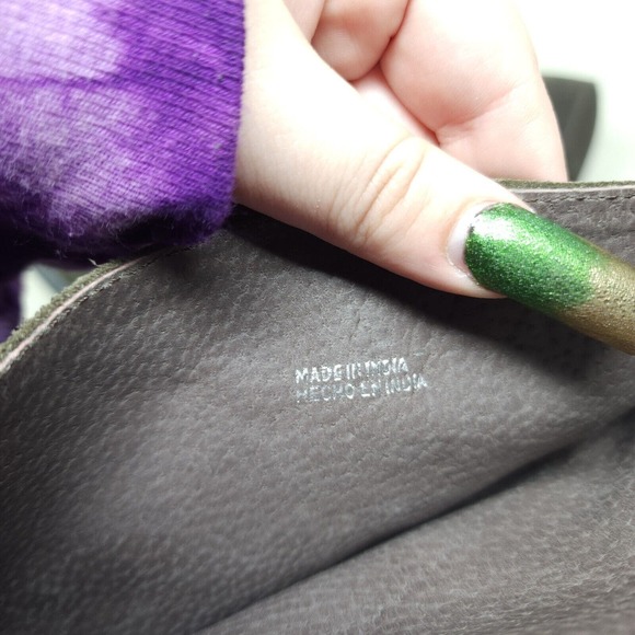 The Cool People Womens Boots Army Green Suede Leather OTK Thigh High Shoes 38 8 - Picture 15 of 15